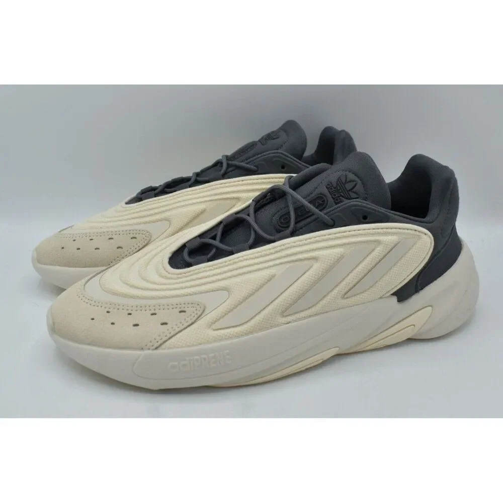 Adidas Originals Mens Size 13 Ozelia Low Wonder White‎ Grey Sneakers Shoes